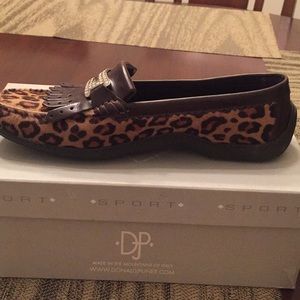 Donald J Pliner leopard shoes